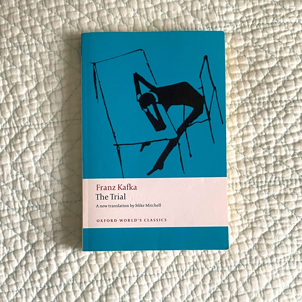 “The Trial” Franz Kafka classic novel, used book